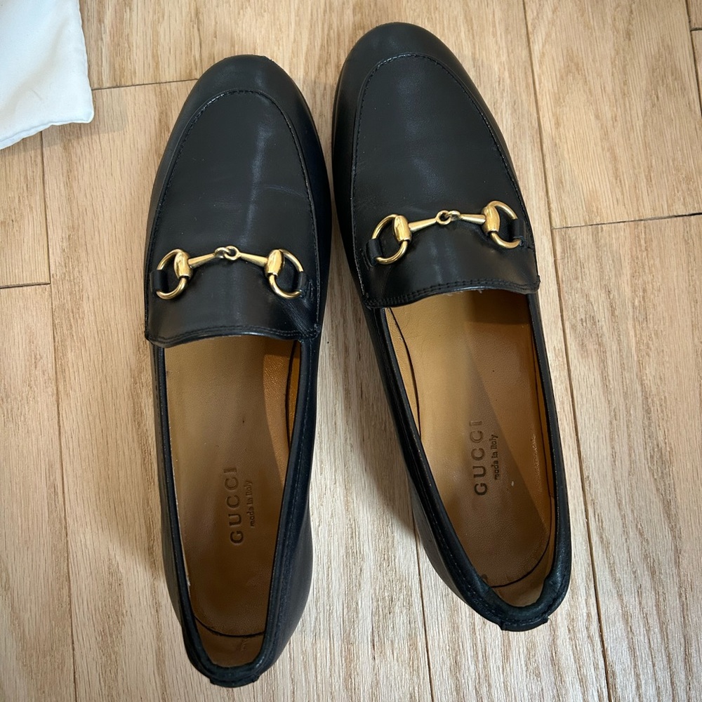 Gucci Black Jordaan Loafers